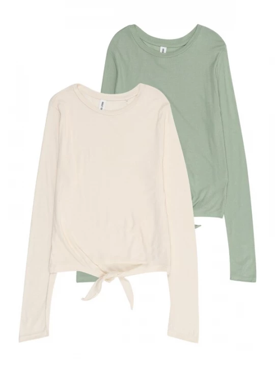 Foto van product ABOUT YOU Shirt 'Lulu' crème / jade groen