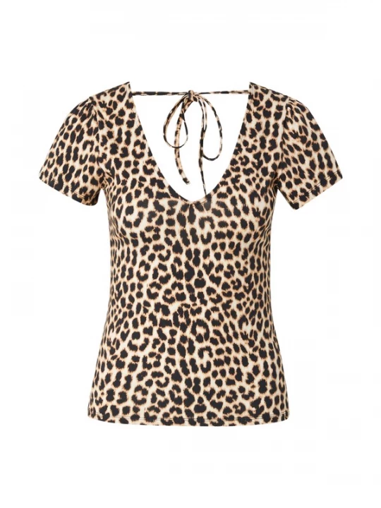 Foto van product ABOUT YOU Shirt 'Mara' beige / zwart