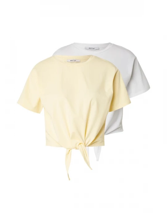 Foto van product ABOUT YOU Shirt 'Marla' geel / wit