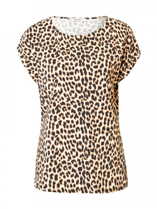 Foto van product ABOUT YOU Shirt 'Meike' beige / lichtbeige / zwart
