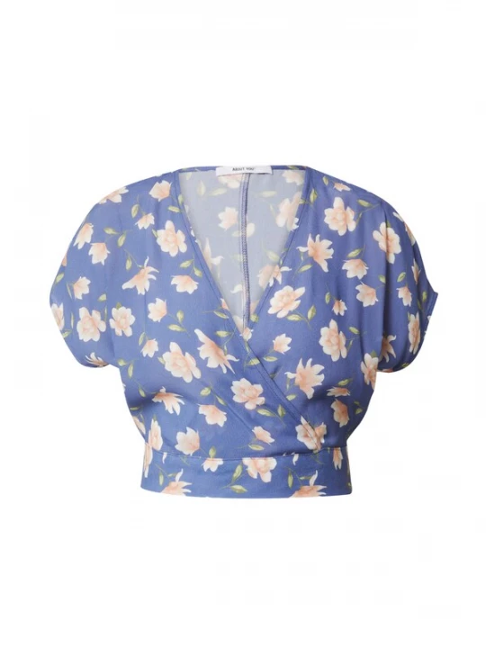 Foto van product ABOUT YOU Shirt 'Mia' lichtgroen / lavendel / rosa / wit