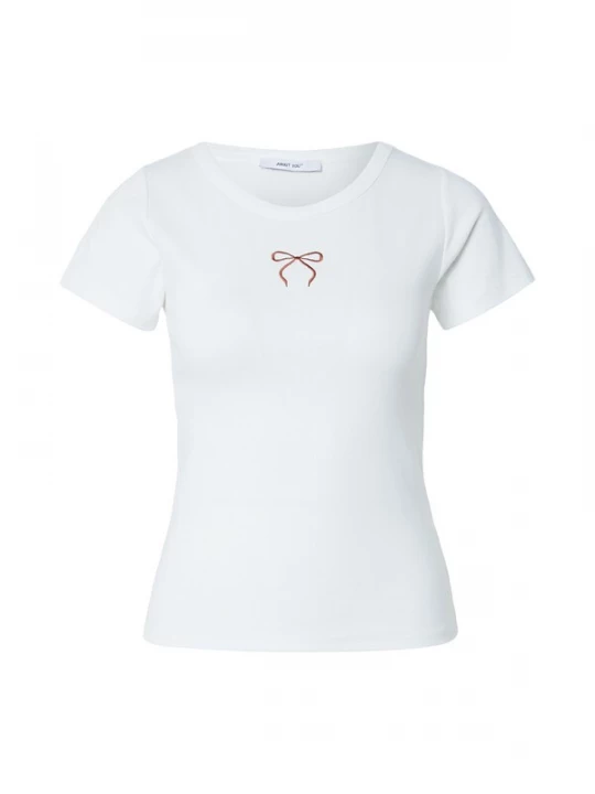 Foto van product ABOUT YOU Shirt 'Nele' kastanjebruin / wit
