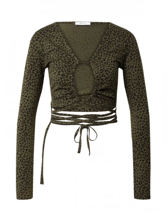 Foto van product ABOUT YOU Shirt 'Sarah' kaki / zwart