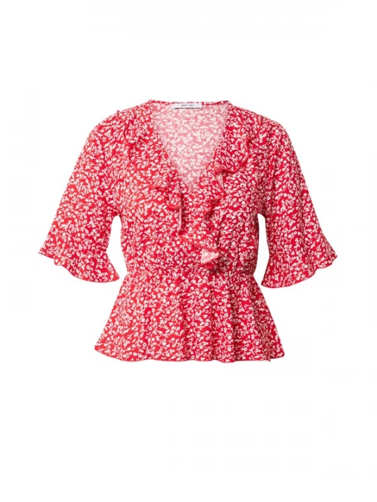 Foto van product ABOUT YOU Shirt 'Tabea' rood / wit