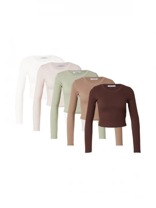 Foto van product ABOUT YOU Shirt taupe / mintgroen / rosa / wit