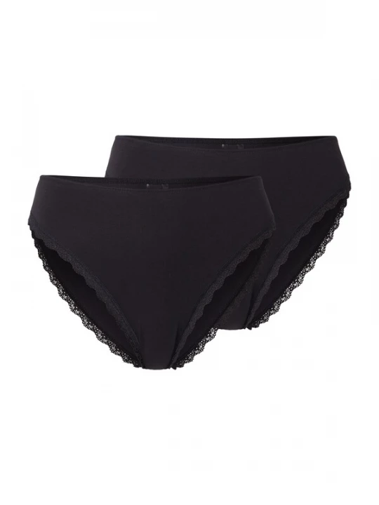 Foto van product ABOUT YOU Slip '2 pack Lisette Slip' zwart