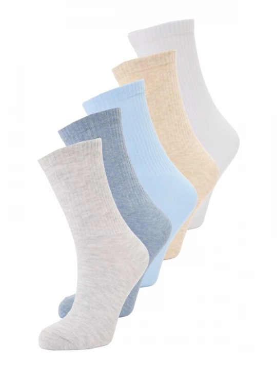 Foto van product ABOUT YOU Sokken 'Fee' chamois / opaal / lichtblauw / lichtgrijs / wit