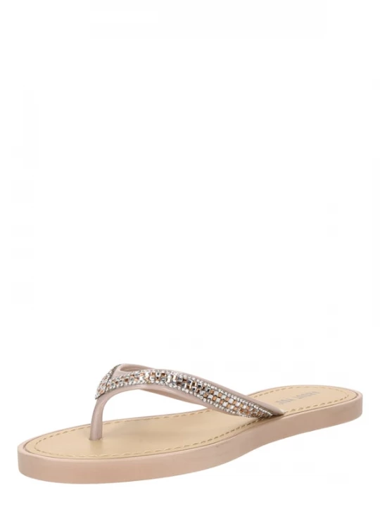 Foto van product ABOUT YOU Teenslipper 'Paulina' nude / goud / zilver