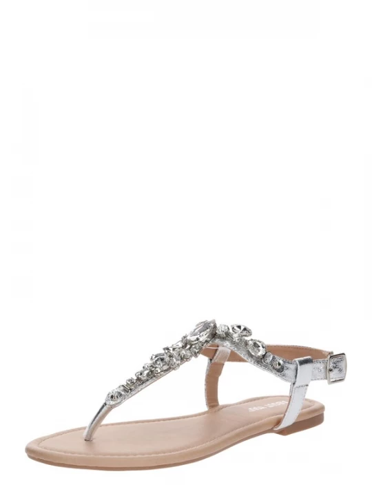 Foto van product ABOUT YOU Teenslipper 'Zazou' zilver