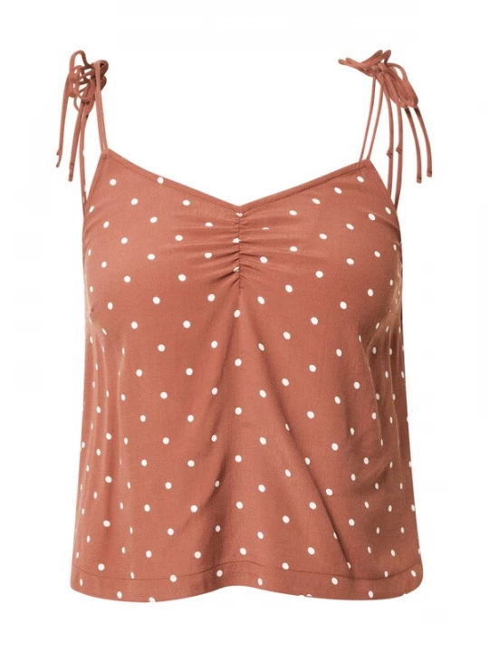 Foto van product ABOUT YOU Top 'Cyra' roestrood / wit