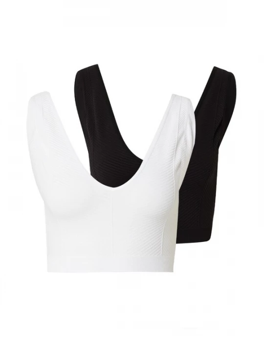 Foto van product ABOUT YOU Top 'Greta' zwart / wit