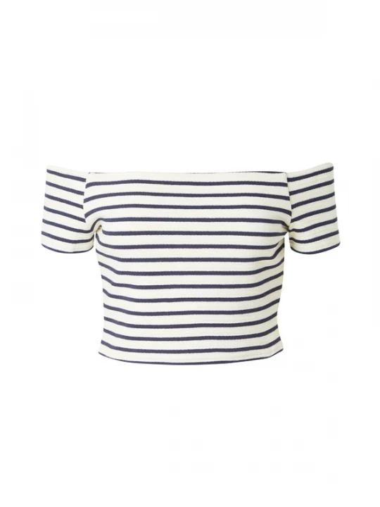 Foto van product ABOUT YOU Top 'Jana' blauw / offwhite