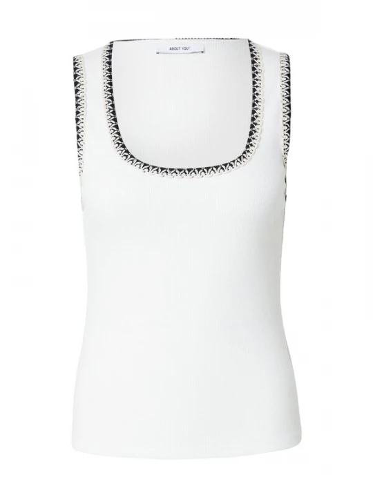 Foto van product ABOUT YOU Top 'Jessica' crème / zwart