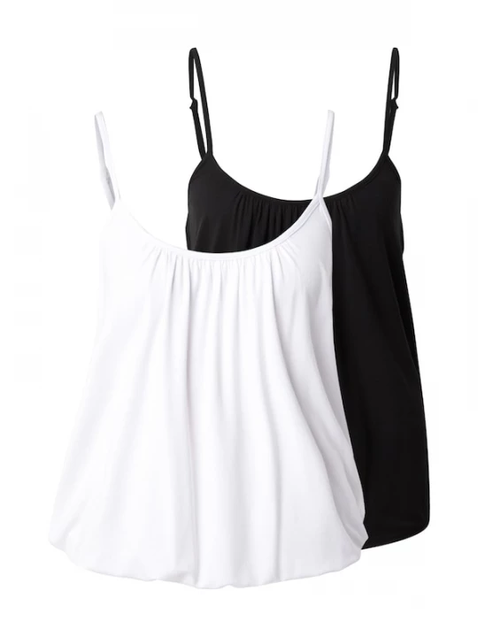 Foto van product ABOUT YOU Top 'Lydia' zwart / wit
