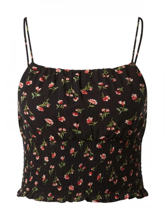Foto van product ABOUT YOU Top 'Melinda' crème / groen / watermeloen rood / zwart