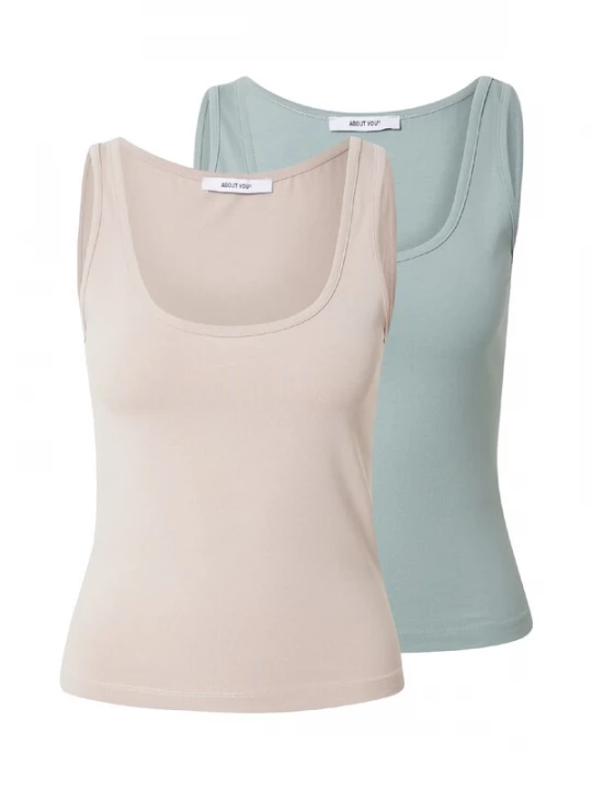 Foto van product ABOUT YOU Top 'Pia' crème / mintgroen