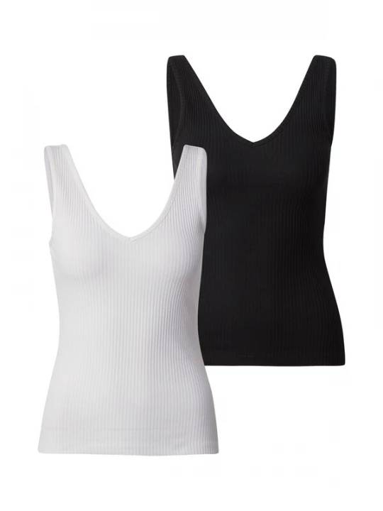 Foto van product ABOUT YOU Top 'Sally' zwart / wit