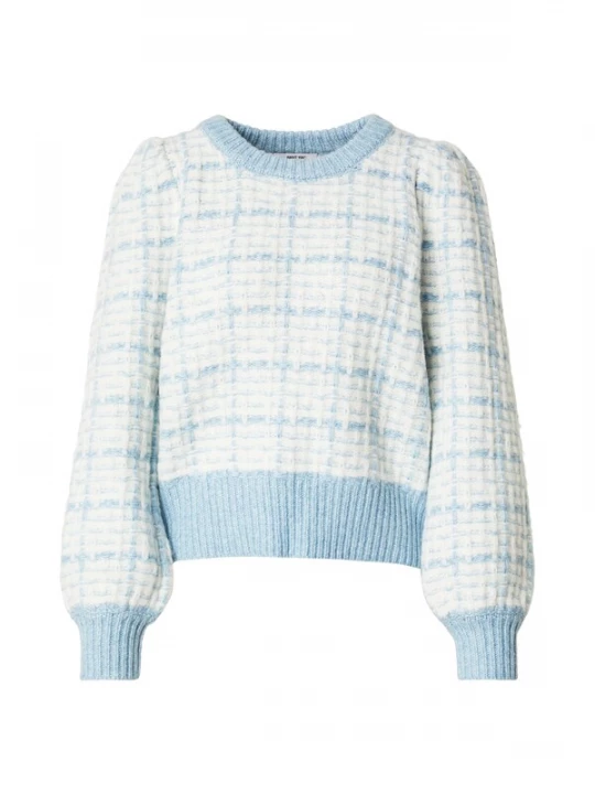 Foto van product ABOUT YOU Trui 'Eliza' lichtblauw / wit