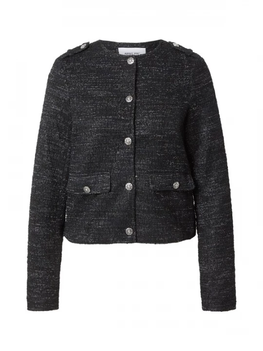 Foto van product ABOUT YOU Tussenjas 'Caya' zwart gemêleerd
