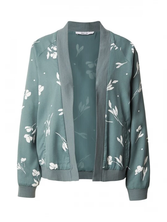 Foto van product ABOUT YOU Tussenjas 'Maja' smaragd / offwhite