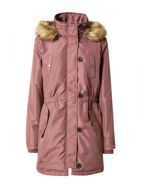 Foto van product ABOUT YOU Tussenparka 'Fanny' lichtbruin / oudroze
