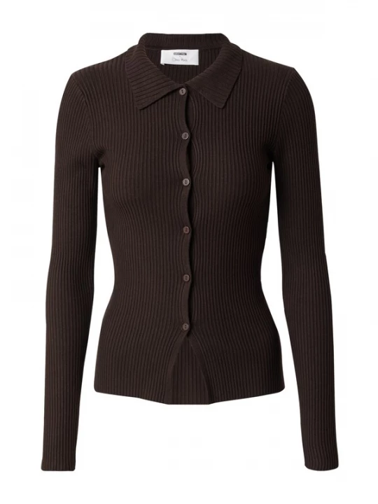 Foto van product ABOUT YOU x Chiara Biasi Gebreid vest 'Thea' donkerbruin