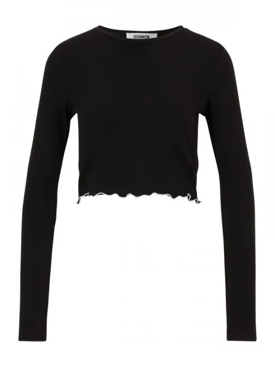 Foto van product ABOUT YOU x Chiara Biasi Shirt 'Jule' zwart / wit