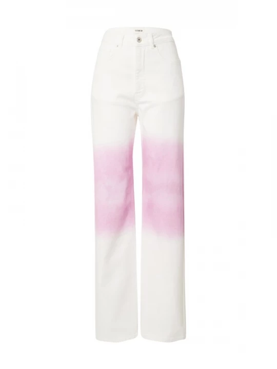 Foto van product ABOUT YOU x Laura Giurcanu Jeans 'Alexis' pink / wit