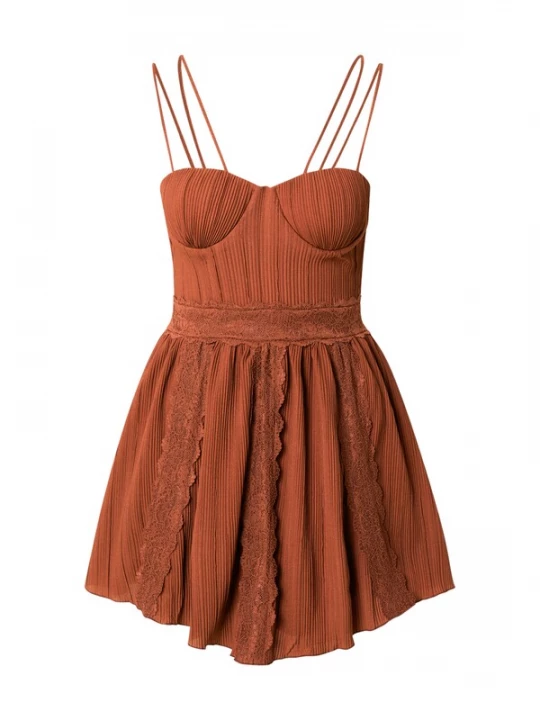 Foto van product ABOUT YOU x Laura Giurcanu Jurk bruin
