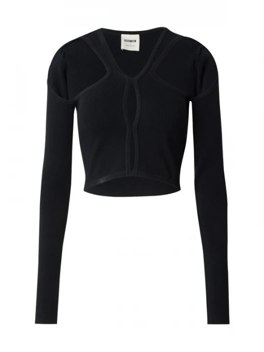 Foto van product ABOUT YOU x Laura Giurcanu Shirt 'Eva' zwart