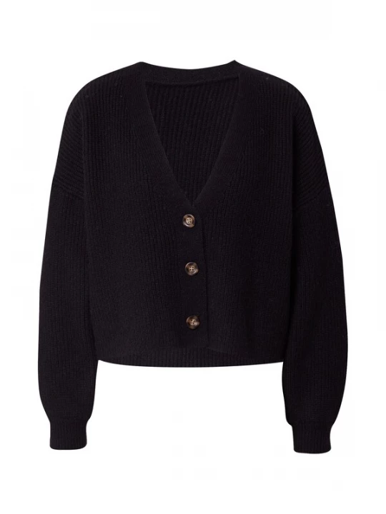 Foto van product ABOUT YOU x MOGLI Gebreid vest 'Florence' zwart