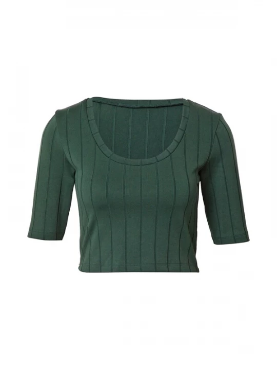 Foto van product ABOUT YOU x MOGLI Shirt 'Ella' donkergroen