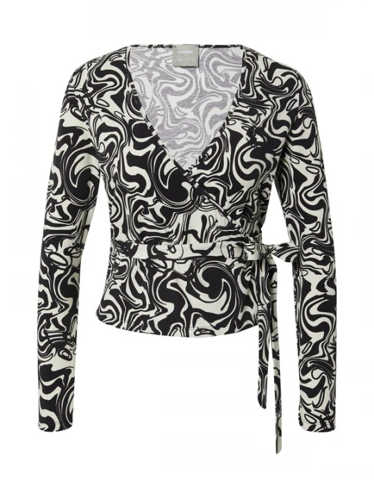 Foto van product ABOUT YOU x Sofia Tsakiridou Shirt 'Ada' zwart / wit