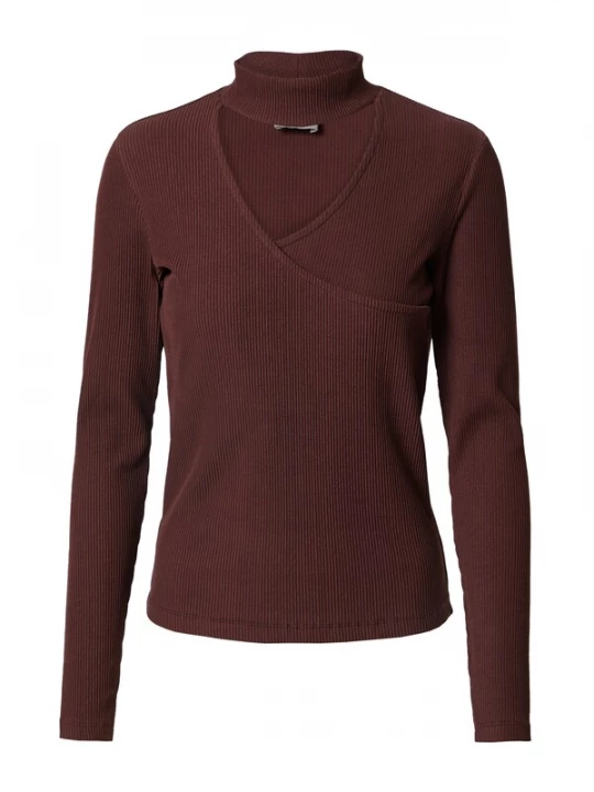 Foto van product ABOUT YOU x Sofia Tsakiridou Shirt 'Edda' chocoladebruin