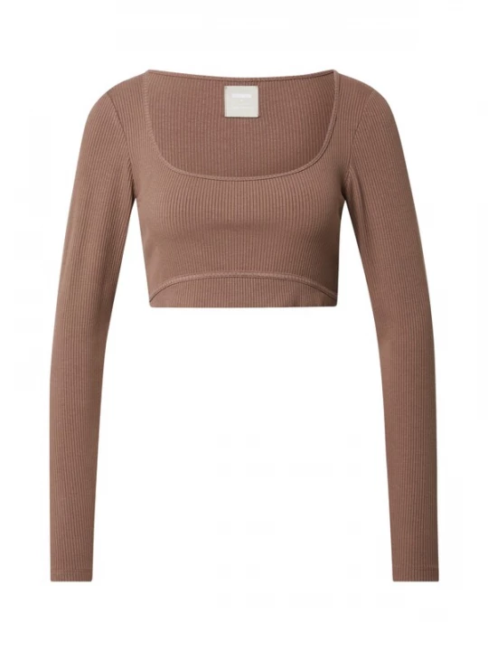 Foto van product ABOUT YOU x Sofia Tsakiridou Shirt 'Jenna' bruin