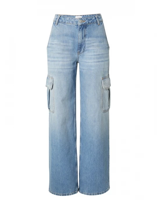 Foto van product ABOUT YOU x Toni Garrn Cargojeans 'Ella' blauw denim
