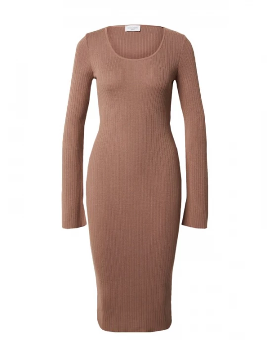 Foto van product ABOUT YOU x Toni Garrn Gebreide jurk 'Hailey' taupe