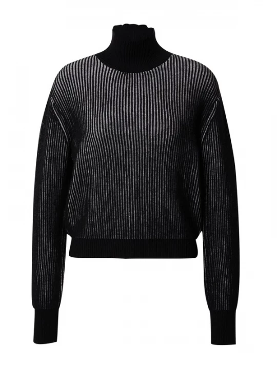 Foto van product ABOUT YOU x Toni Garrn Trui 'Alena' grijs / zwart
