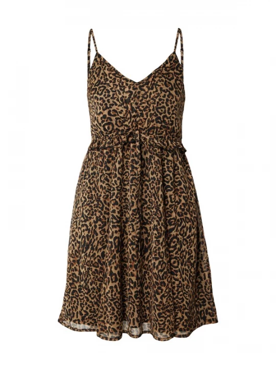 Foto van product ABOUT YOU Zomerjurk 'Caroline' bruin / zwart