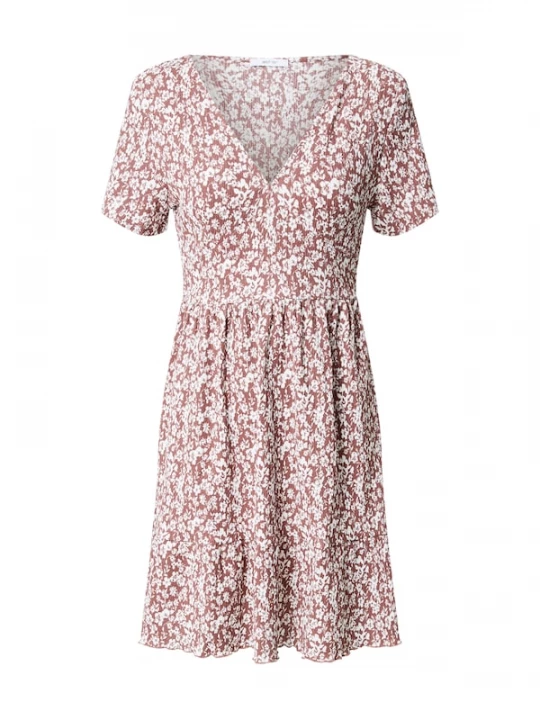 Foto van product ABOUT YOU Zomerjurk 'Dena' bruin / wit