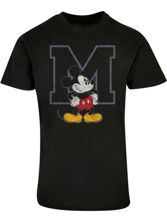 Foto van product ABSOLUTE CULT Shirt 'Mickey Mouse - Classic' mosterd / rood / zwart / wit