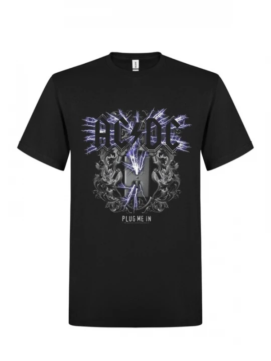 Foto van product AC / DC Shirt 'AC / DC Plug me in mens t-shirt' zwart AC/DC
