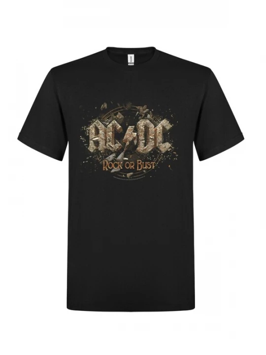 Foto van product AC / DC Shirt 'AC / DC Rock or bust mens t-shirt' zwart AC/DC