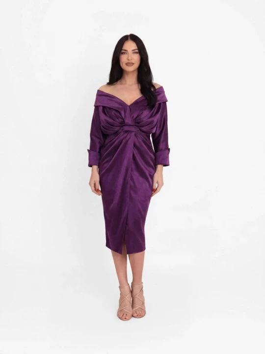 Foto van product acob a porter Avondjurk aubergine