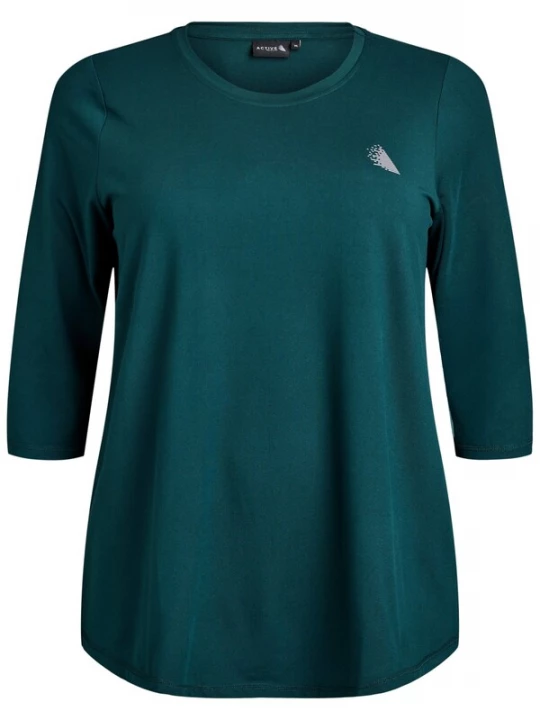 Foto van product Active by Zizzi Shirt 'Abasic One' groen
