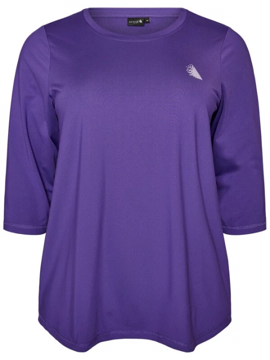 Foto van product Active by Zizzi Shirt 'Abasic one' lila