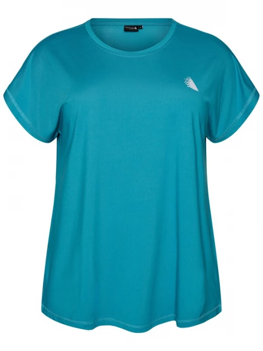 Foto van product Active by Zizzi Shirt 'ABASIC' petrol