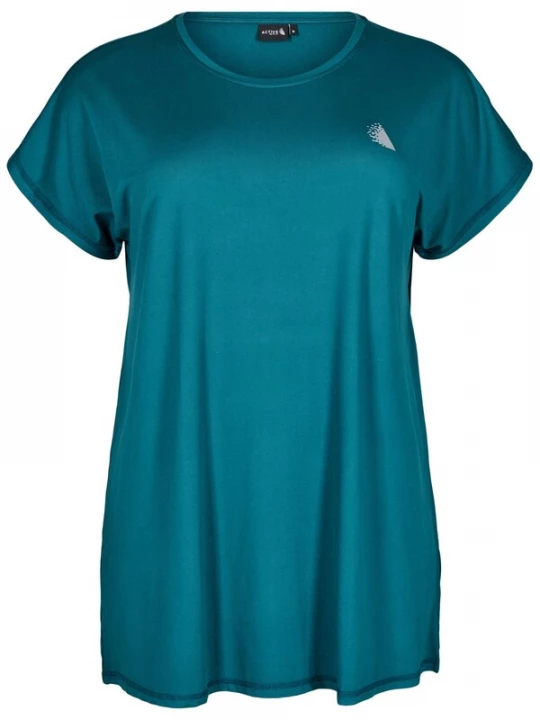 Foto van product Active by Zizzi Shirt 'Abasic' smaragd