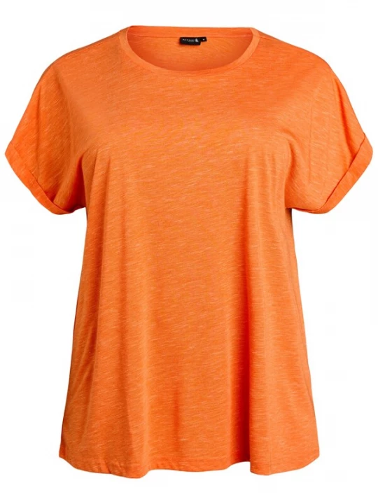 Foto van product Active by Zizzi Shirt 'Abex' lichtoranje