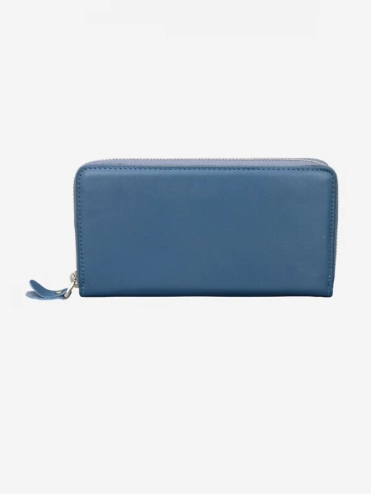Foto van product Adel Bags Portemonnee 'Hilda' blauw denim